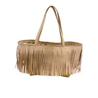 Karmen and Marius Beige Shopping bag Camelia