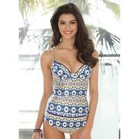 Kaleidoscope Tankini Briefs Blue