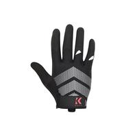 kalf mens full finger glove black xs