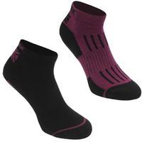 Karrimor 2 Pack Trainer Socks Ladies