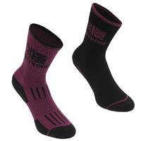 Karrimor 2 Pack Performace Crew Walking Socks Ladies