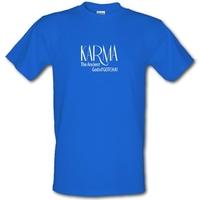 karma the ancient god of gotcha male t shirt