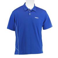 karakal leon button polo shirt blue l