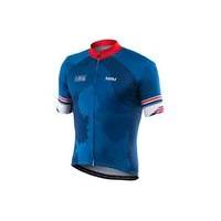 kalas team gb short sleeve pro jersey whiteblue xl