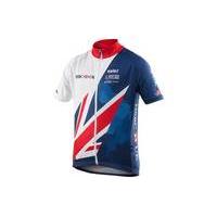 kalas team gb kids short sleeve active replica jersey whiteblue xl