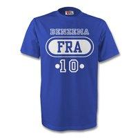 karim benzema france fra t shirt blue