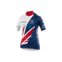 kalas team gb womens short sleeve elite replica jersey whiteblue xxl