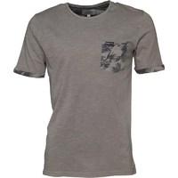 Kangaroo Poo Mens Printed Pocket T-Shirt Charcoal