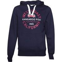 Kangaroo Poo Mens Hoody Navy