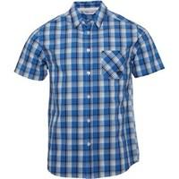 Kangaroo Poo Mens Checked Shirt Blue Multi