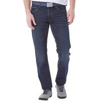 kangaroo poo mens rigid straight fit jeans darkwash