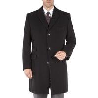 Karl Jackson Black Overcoat 42R Black