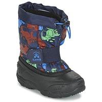 KAMIK TICKLE EU boys\'s Children\'s Snow boots in blue