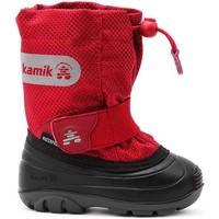 KAMIK Icepop boys\'s Children\'s Snow boots in red