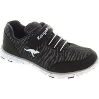 kangaroos nuri zebra boyss childrens shoes trainers in black