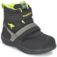 kangaroos winni boyss childrens mid boots in black