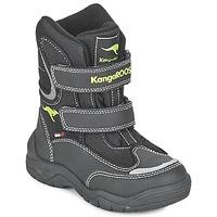 kangaroos lenoxx ii boyss childrens snow boots in black