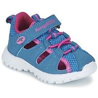 kangaroos rock lite girlss childrens sandals in blue