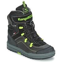 kangaroos adrian boyss childrens snow boots in black