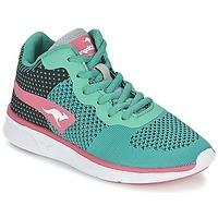 kangaroos bluelight 2099 girlss childrens shoes high top trainers in g ...