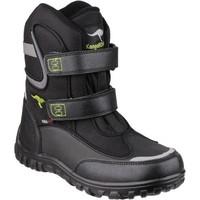 kangaroos lenoxx ka10896 boyss childrens snow boots in black