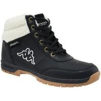 kappa bright mid girlss childrens shoes high top trainers in black