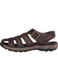 Karrimor Mens Fisherman Closed Toe Leather Sandals Brown