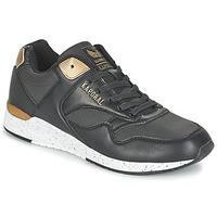 kaporal knyt mens shoes trainers in black