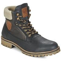 kaporal hunter mens mid boots in black