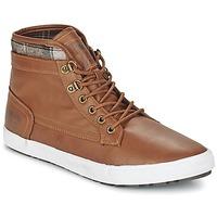 kaporal keyron mens shoes high top trainers in brown