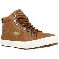 kangaroos kavu v mens shoes high top trainers in brown