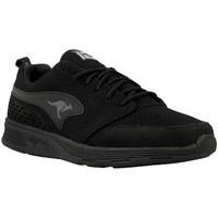 kangaroos current black mens shoes trainers in black