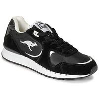 kangaroos coil r2 mens shoes trainers in black