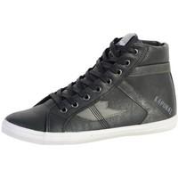 kaporal sneakers tien black womens shoes high top trainers in black