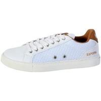 kaporal sneakers krisley blanc camel womens shoes trainers in white