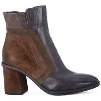 kammi myus polacco in pelle womens low ankle boots in multicolour