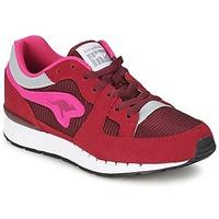 kangaroos coil r1 womens shoes trainers in red