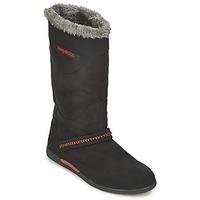 kangaroos eloise womens snow boots in black