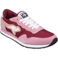 kangaroos invader basic ladies kan womens shoes trainers in red