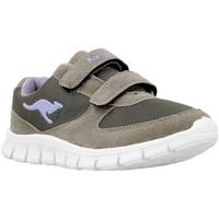 Kangaroos Blue Kids women\'s Shoes (Trainers) in BEIGE