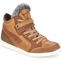 kangaroos k basket 5005 womens shoes high top trainers in brown