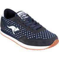 kangaroos invader dots kan womens shoes trainers in blue