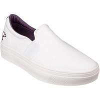 kangaroos k mid plateau 5092 kan womens slip ons shoes in white