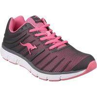 kangaroos k tech 8007 ladies kan womens shoes trainers in grey