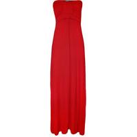 Katlyn Strapless Maxi Dress - Red