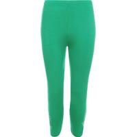 Katarina Sequin Butterfly 3/4 Leggings - Green