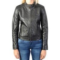Kaporal Jacket Touk Black women\'s Leather jacket in black