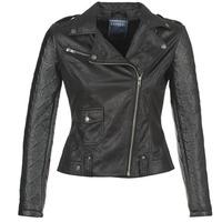 Kaporal CRUZ women\'s Leather jacket in black