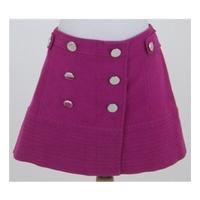 karen millen size 12 shocking pink mini skirt
