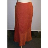 Kaliko - Size: 14 - Orange - Calf length skirt